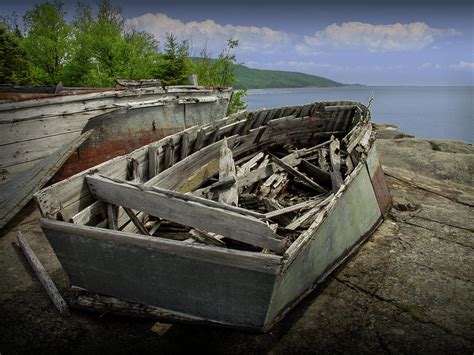 Ship Wrecks At Neys Provincial Park In Ontario Canada Photograph By