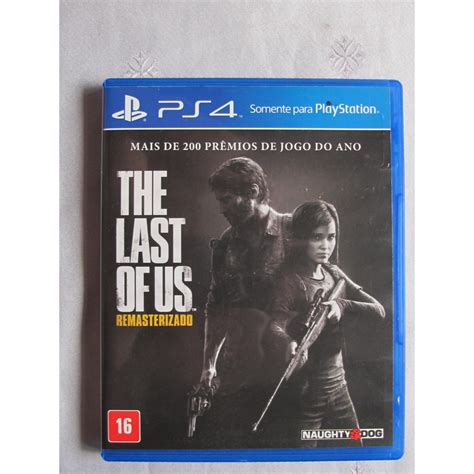 Jogo The last of Us remasterizado Mídia física PS4 Shopee Brasil