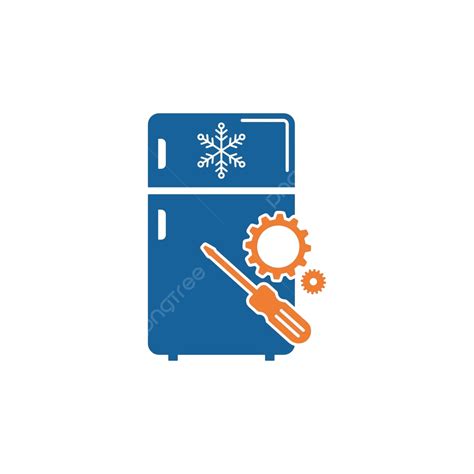 Refrigerator Repair And Service Vector Illustration Design Open