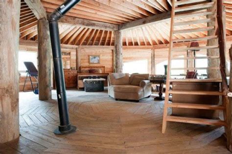 Two Story Yurt Cabin Off Grid Wilderness Cabin