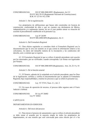 Ley 27157 Regularizacion De Edificaciones PDF