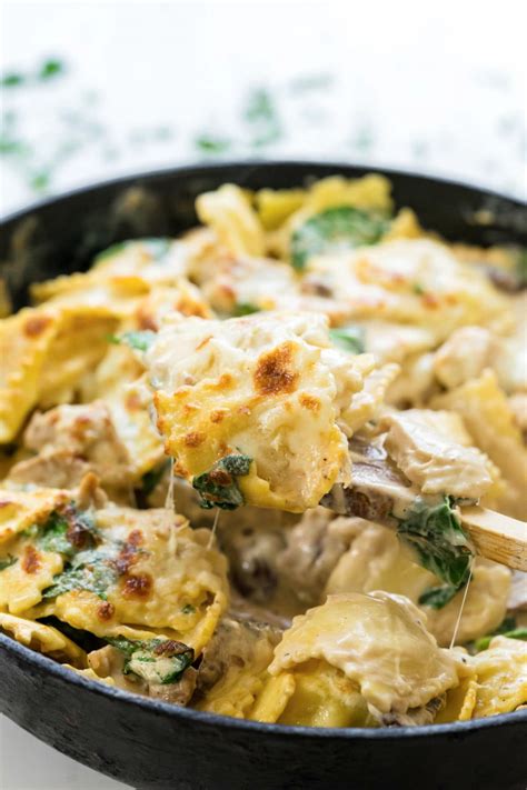 15 Minute Chicken Alfredo Ravioli Restless Chipotle