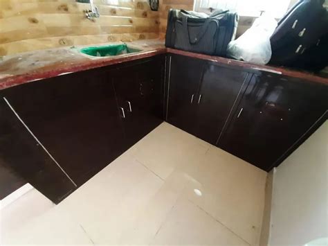 Brown Pvc Kitchen Cabinet Size Dimension Custom At Rs Sq Ft In