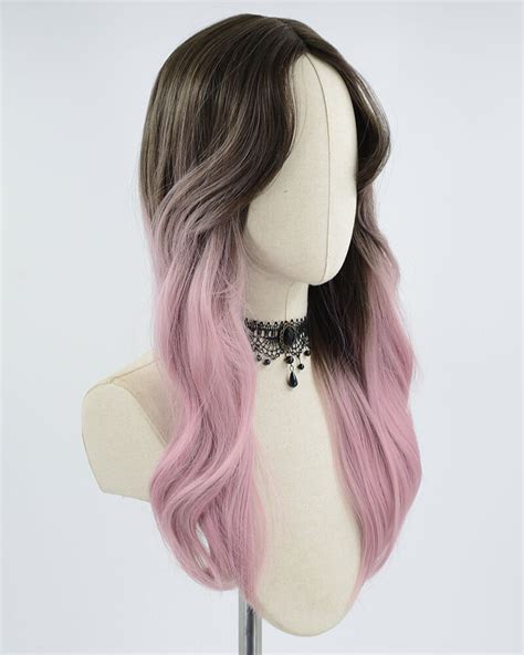 Ombre Pink Synthetic Wig Hw325 Weekendwigs