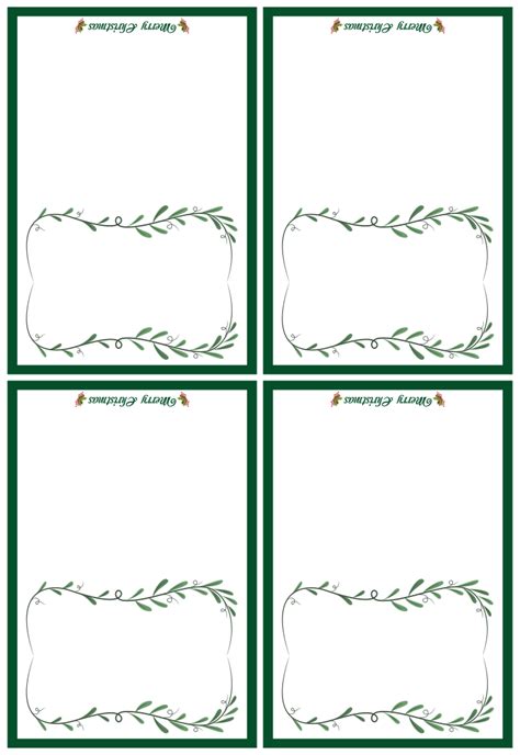 Christmas Place Cards 14 Free Pdf Printables Printablee