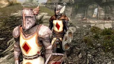 Divine Crusader Armor Improved Creation Club At Skyrim Special