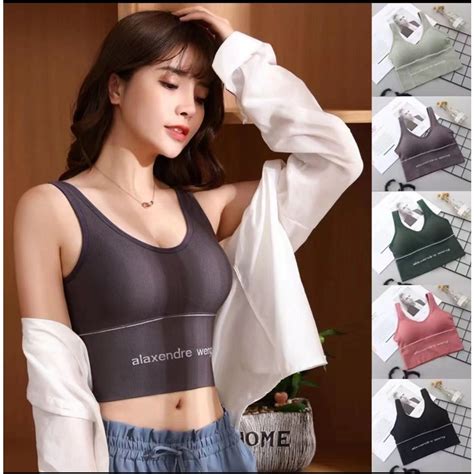 Jual Sportbra Atasan Crop Dalaman Harian Atau Senam Shopee Indonesia