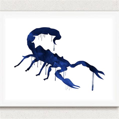 Scorpion Art Etsy