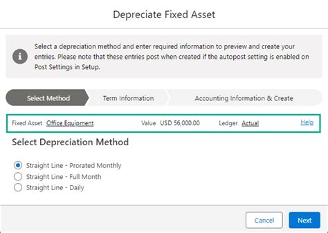 Depreciate A Fixed Asset Accounting Seed Knowledge Base