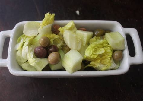 Ensalada De Lechuga Y Pepino Receta De Jorbasmar Cookpad