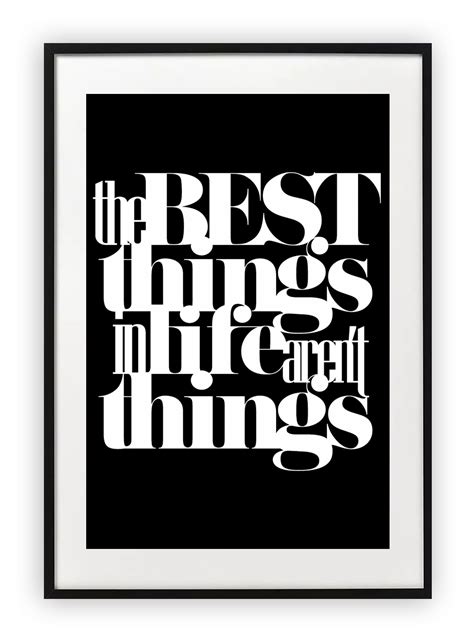 Plakat X Cm The Best Things Napis Wzory Plk Cena Opinie