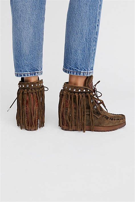 Roseland Moccasin Boot Moccasin Boots Faux Suede Boots Leather