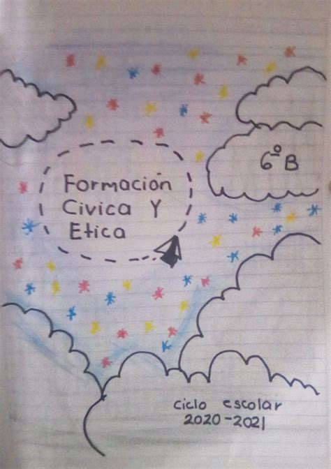 Portadas De Formaci N C Vica Y Tica Creativas Bonitas Y F Ciles