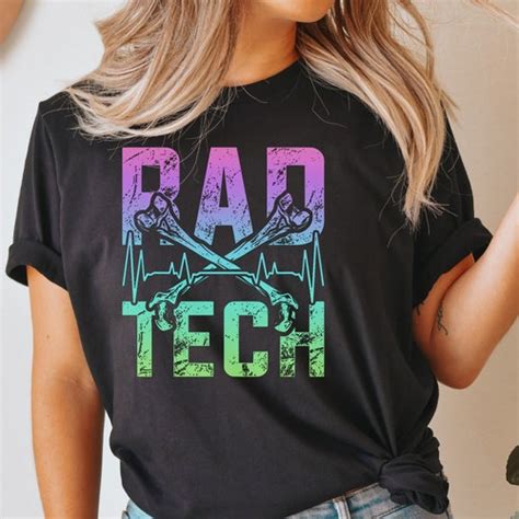 Radiology Tech T Shirt Xray Tech Tshirt Radiologic Etsy