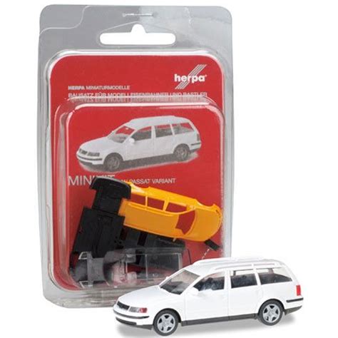 Herpa Volkswagen Passat Variant Wit Minikit Treinplezier