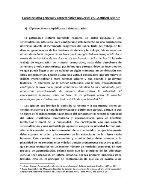 Caracteristica General Y Caracteristica Pdf