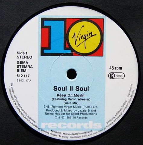 Soul Ii Soul Keep On Movin 12 Single Vinyl Schallplatten Shop Buy24hours De