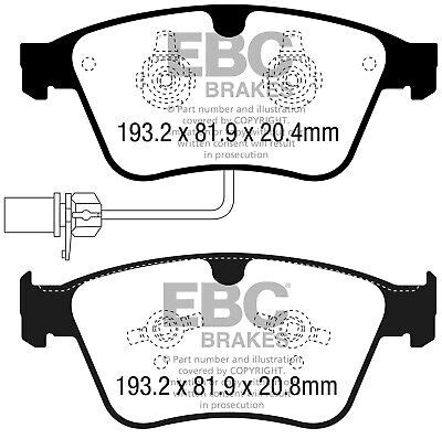 Ebc Brakes Dp R Yellowstuff Street And Track Brake Pads Ebay