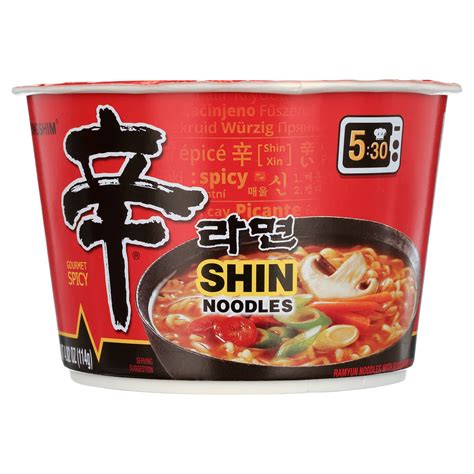 Nongshim Shin Ramyun Spicy Beef Ramen Noodle Soup Big Bowl 402oz X 1