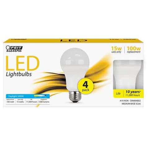 LED 15W 4pk 5000K Bulbs – Omniverce