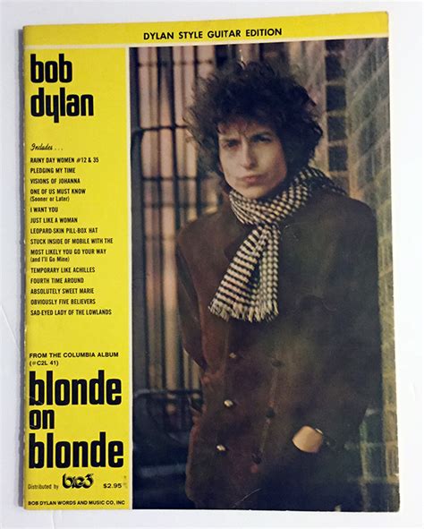 Bob Dylan: Blonde on Blonde, Dylan Style Guitar Edition by Bob Dylan: Jerry Silverman ...