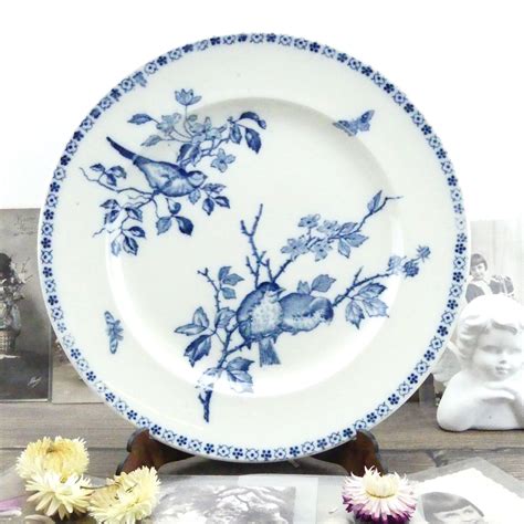 Assiette Ancienne Assiette Bleue Assiette Plate E Si Cle