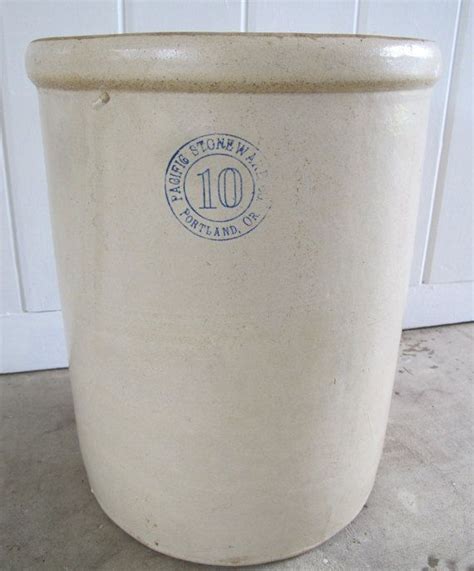 Authentic Large Vintage Early 1900s 10 Gallon Pacific Etsy