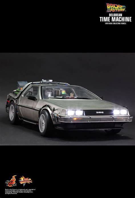 Back To The Future Hot Toys MMS Delorean Time Machine Part Scale