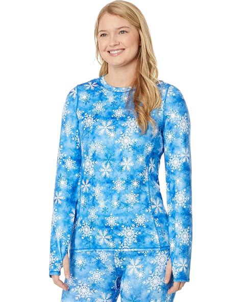 Women S Hot Chillys Micro Elite Chamois Printed Crew Neck Zappos