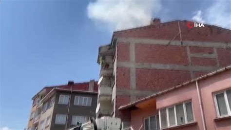 Eskişehir de apartmanda korkutan yangın Dailymotion Video