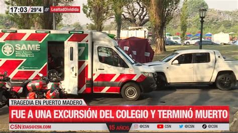 Conmoción En Puerto Madero Murió Atropellado Un Nene De 13 Años