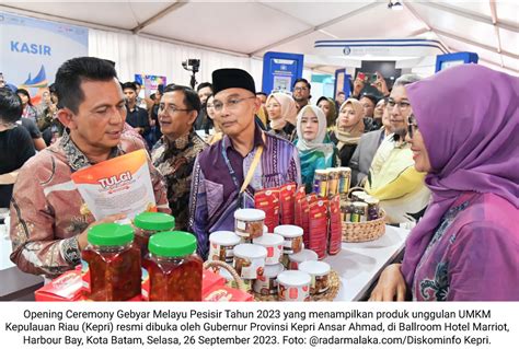 Ansar Ahmad Buka Gebyar Melayu Pesisir Tahun 2023 Yang Disejalankan