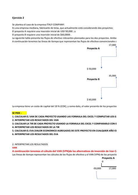 PA Semana 14 Gerencia DE EV Finan Ejercicio 2 Se Plantea El Caso De