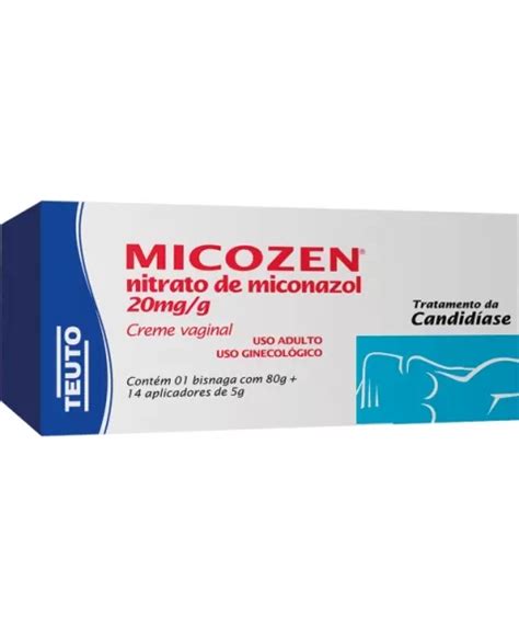 Micozen Creme Vaginal G C Aplicadores Miconazol