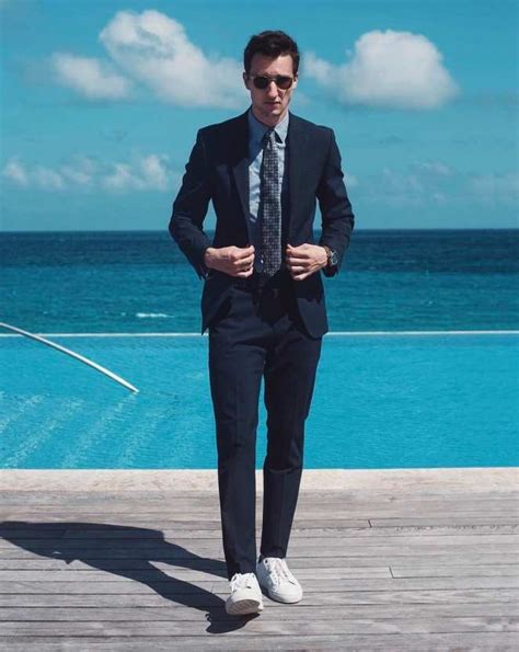 10 Dapper Ways To Style Suits With Sneakers Like A Pro