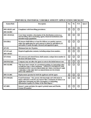 Free 10 Annuity Application Samples And Templates In Pdf Ms Word
