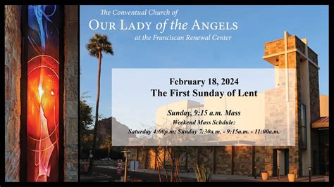 Sunday February 18 2024 915 Am The First Sunday Of Lent Youtube