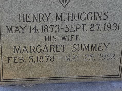 Margaret Ann Elizabeth Summey Huggins M Morial Find A Grave