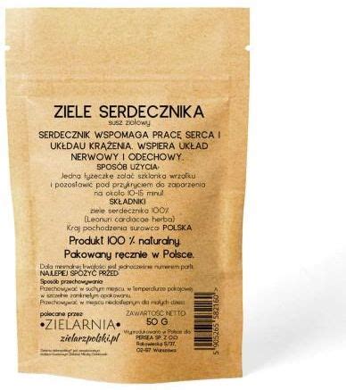 Zielarz Polski Serdecznik Ziele 50G Opinie I Ceny Na Ceneo Pl