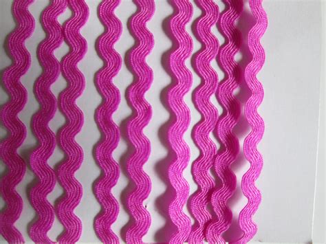 13 METER Zick zack zic zac Border Lace Elegante Magenta 5mm RR 007 ...
