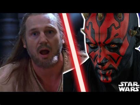 Darth Maul Kills Qui Gon Jinn