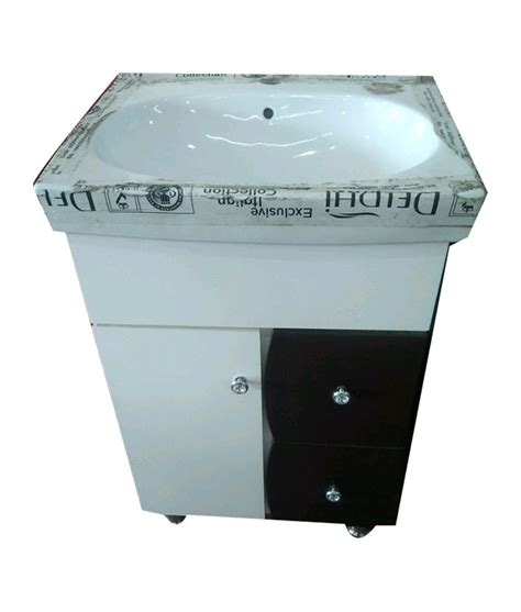 Morden Floor Mounted White PVC Bathroom Vanity At Best Price In