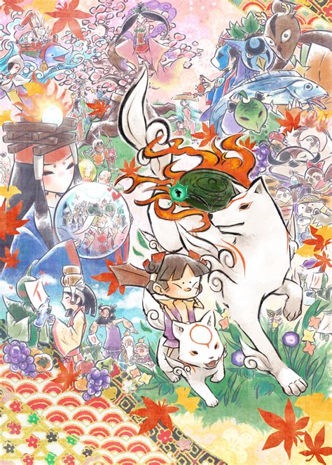 Okami Mobile Wallpaper By Pixiv Id Zerochan Anime