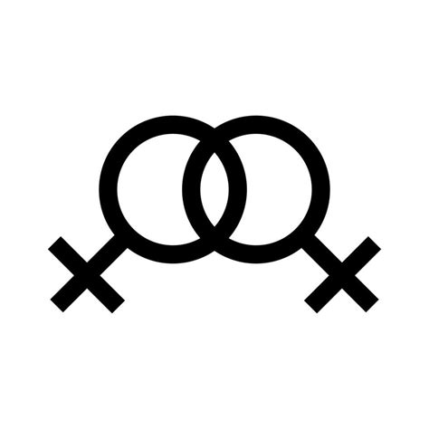 Lesbian Symbol Gender Icon 49570652 Vector Art At Vecteezy