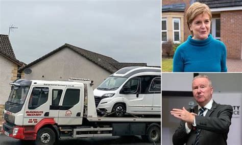 £110000 Campervan Seized By Snp Cash Probe Detectives From Outside