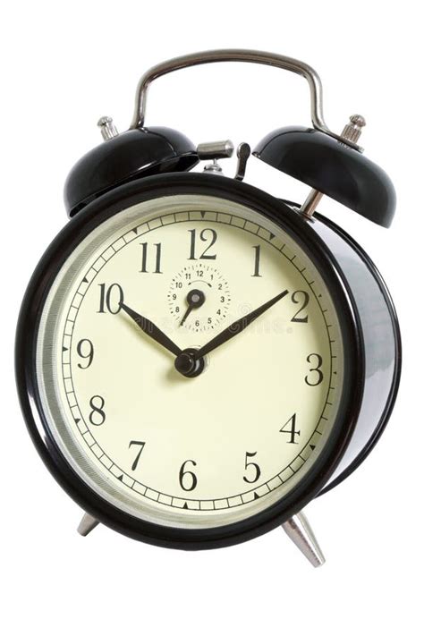 Alarm Clock Isolated On White Background Stock Photo Image Of