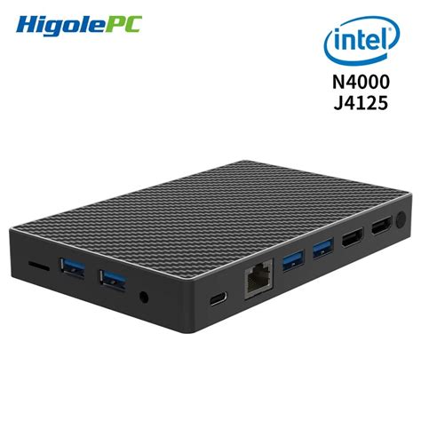 Higole 1pro Pocket Windows 11 Mini Pc Intel Celeron J4125 8gb Ram 128gb