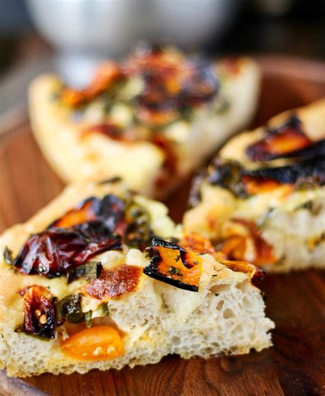 Roasted Pepper And Chile Focaccia Karen S Kitchen Stories