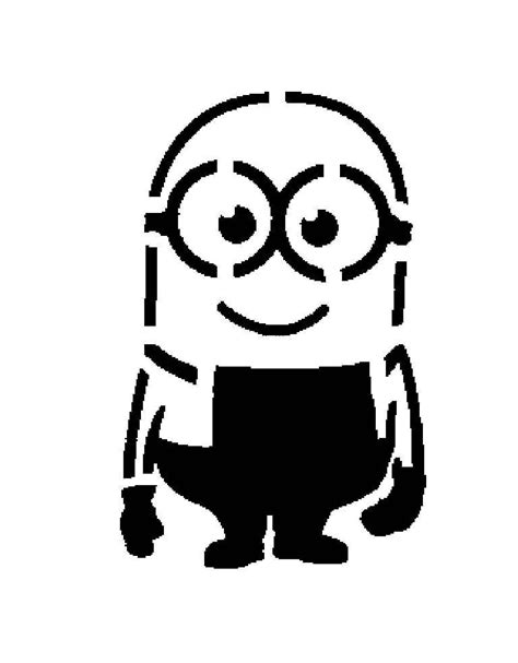 Minion Pumpkin Stencil Printable