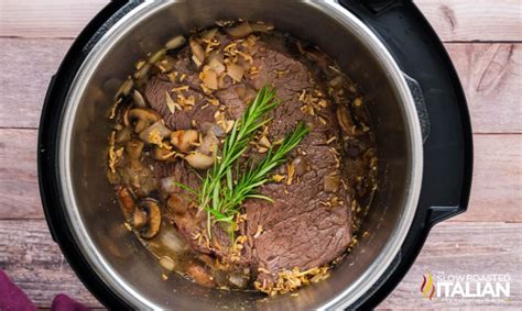 Beef Chuck Roast Instant Pot Recipe With Mushrooms The Slow